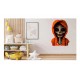 Sticker decorativ, Schelet, Portocaliu, 90 cm, 1329STK Sticker decorativ, Schelet, Portocaliu, 90 cm, 1329STK