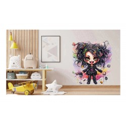 Sticker decorativ, Printesa Rock, Multicolor, 62 cm, 1331STK-3 Sticker decorativ, Printesa Rock, Multicolor, 62 cm, 1331STK-3