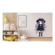 Sticker decorativ, Printesa Rock, Negru, 90 cm, 1331STK-9 Sticker decorativ, Printesa Rock, Negru, 90 cm, 1331STK-9