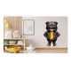 Sticker decorativ, Teddy Hip Hop, Negru, 90 cm, 1332STK-5