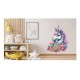 Sticker decorativ, Unicorn, Mov, 74 cm, 1333STK