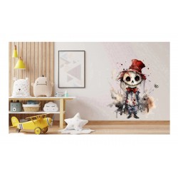 Sticker decorativ, Halloween, Alb, 65 cm, 1334STK