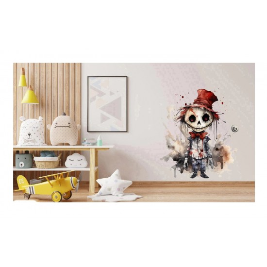 Sticker decorativ, Halloween, Alb, 65 cm, 1334STK Sticker decorativ, Halloween, Alb, 65 cm, 1334STK