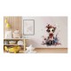 Sticker decorativ, Halloween, Rosu, 68 cm, 1334STK-1