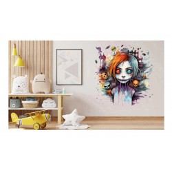Sticker decorativ, Halloween, Mov, 60 cm, 1334STK-5 Sticker decorativ, Halloween, Mov, 60 cm, 1334STK-5