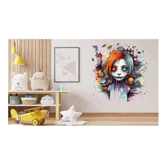 Sticker decorativ, Halloween, Mov, 60 cm, 1334STK-5