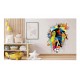 Sticker decorativ, Jucator Fotbal, Multicolor, 74 cm, 1335STK-15 Sticker decorativ, Jucator Fotbal, Multicolor, 74 cm, 1335STK-15