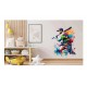 Sticker decorativ, Jucator Baseball, Turcoaz, 82 cm, 1335STK-3 Sticker decorativ, Jucator Baseball, Turcoaz, 82 cm, 1335STK-3