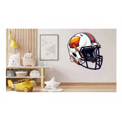 Sticker decorativ, Casca Hochei, Alb, 65 cm, 1335STK-8 Sticker decorativ, Casca Hochei, Alb, 65 cm, 1335STK-8