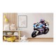 Sticker decorativ, Motocicleta, Alb, 73 cm, 1336STK-5 Sticker decorativ, Motocicleta, Alb, 73 cm, 1336STK-5