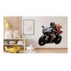 Sticker decorativ, Motocicleta, Negru, 62 cm, 1336STK-7 Sticker decorativ, Motocicleta, Negru, 62 cm, 1336STK-7