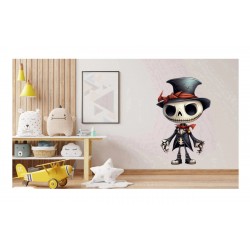 Sticker decorativ, Halloween, Alb, 90 cm, 1337STK-1 Sticker decorativ, Halloween, Alb, 90 cm, 1337STK-1