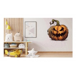 Sticker decorativ, Halloween, Portocaliu, 68 cm, 1337STK-11 Sticker decorativ, Halloween, Portocaliu, 68 cm, 1337STK-11