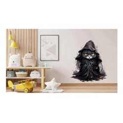 Sticker decorativ, Halloween, Negru, 68 cm, 1337STK-14 Sticker decorativ, Halloween, Negru, 68 cm, 1337STK-14