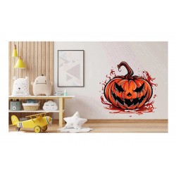 Sticker decorativ, Halloween, Rosu, 63 cm, 1337STK-3 Sticker decorativ, Halloween, Rosu, 63 cm, 1337STK-3