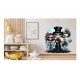 Sticker decorativ, Halloween, Turcoaz, 63 cm, 1337STK-9 Sticker decorativ, Halloween, Turcoaz, 63 cm, 1337STK-9