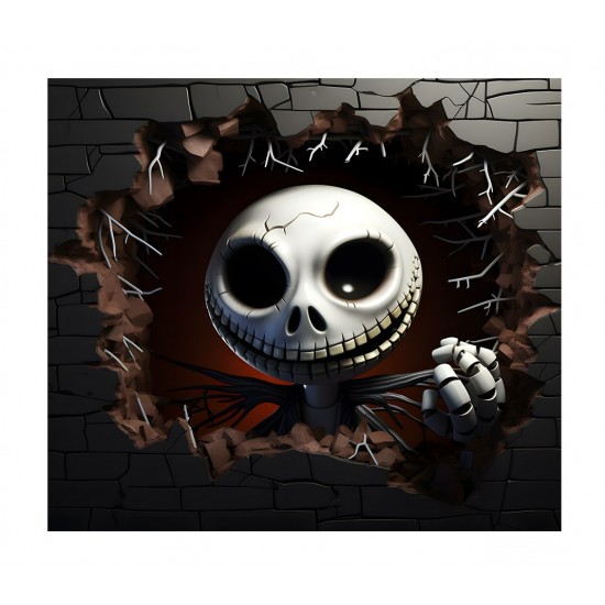 Sticker decorativ, Halloween, Gri, 68 cm, 1340STK-3