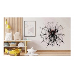 Sticker decorativ, Paianjen, Negru, 61 cm, 1343STK-4 Sticker decorativ, Paianjen, Negru, 61 cm, 1343STK-4
