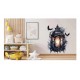 Sticker decorativ, Felinar, Negru, 77 cm, 1343STK-7