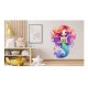 Sticker decorativ, Mica Sirena, Mov, 76 cm, 1344STK-2
