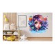 Sticker decorativ, Culori Pastelate, Fata, Albastru, 61 cm, 1347STK-7 Sticker decorativ, Culori Pastelate, Fata, Albastru, 61 cm, 1347STK-7