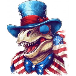 Sticker decorativ, Dinozaur, Rosu, 73 cm, 1348STK-2