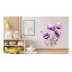 Sticker decorativ, Buchet de Flori Maci, Mov, 65 cm, 1350STK-2