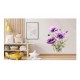 Sticker decorativ, Buchet de Flori Maci, Mov, 74 cm, 1350STK-3