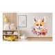 Sticker decorativ, Vulpe, Multicolor, 68 cm, 1351STK-8 Sticker decorativ, Vulpe, Multicolor, 68 cm, 1351STK-8