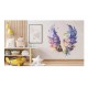Sticker decorativ, Aripi, Mov, 72 cm, 1355STK