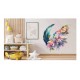 Sticker decorativ, Aripi, Turcoaz, 63 cm, 1355STK-6 Sticker decorativ, Aripi, Turcoaz, 63 cm, 1355STK-6