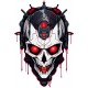 Sticker decorativ, Horror, Negru, 88 cm, 1356STK-3