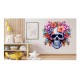 Sticker decorativ, Skull, Mov, 61 cm, 1357STK-1