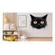 Sticker decorativ, Pisica, Negru, 70 cm, 1358STK-11