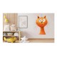 Sticker decorativ, Pisica, Portocaliu, 69 cm, 1358STK-3