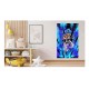 Sticker decorativ, Dragon ball Goku, Albastru, 90 cm, 1360STK
