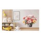 Sticker decorativ, Flori Crizanteme, Roz, 62 cm, 1363STK-11