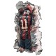 Sticker decorativ, Fotbalist, Negru, 90 cm, 1364STK-7 Sticker decorativ, Fotbalist, Negru, 90 cm, 1364STK-7