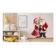Sticker decorativ, Mos Craciun, Rosu, 1368STK-2 Sticker decorativ, Mos Craciun, Rosu, 1368STK-2
