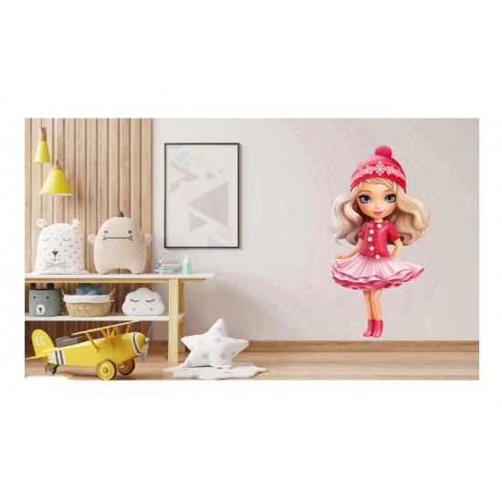 Sticker decorativ, Printesa, Rosu, 1369STK Sticker decorativ, Printesa, Rosu, 1369STK