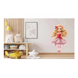 Sticker decorativ, Printesa, Rosu, 1369STK-3 Sticker decorativ, Printesa, Rosu, 1369STK-3