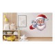 Sticker decorativ, Mos Craciun, Rosu, 1371STK-10 Sticker decorativ, Mos Craciun, Rosu, 1371STK-10