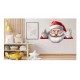 Sticker decorativ, Mos Craciun, Rosu, 1371STK-3 Sticker decorativ, Mos Craciun, Rosu, 1371STK-3