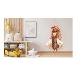 Sticker decorativ, Printesa, Crem, 1372STK-4 Sticker decorativ, Printesa, Crem, 1372STK-4