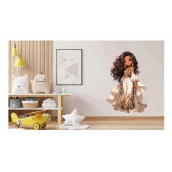 Sticker decorativ, Printesa, Alb, 1372STK-9 Sticker decorativ, Printesa, Alb, 1372STK-9