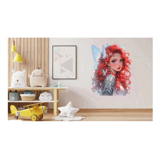 Sticker decorativ, Printesa, 75 cm, 1373STK-11 Sticker decorativ, Printesa, 75 cm, 1373STK-11