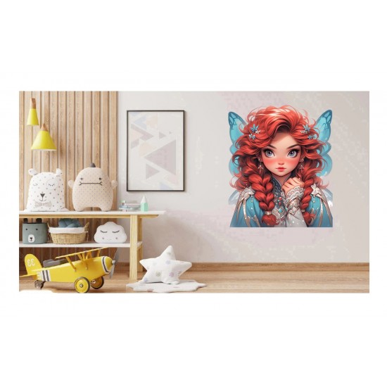 Sticker decorativ, Printesa, 73 cm, 1373STK-13 Sticker decorativ, Printesa, 73 cm, 1373STK-13