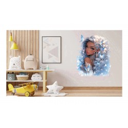 Sticker decorativ, Printesa, 75 cm, 1373STK-3 Sticker decorativ, Printesa, 75 cm, 1373STK-3