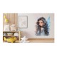 Sticker decorativ, Printesa, Gri, 1374STK-1 Sticker decorativ, Printesa, Gri, 1374STK-1