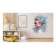 Sticker decorativ, Printesa, Alb, 1374STK-10